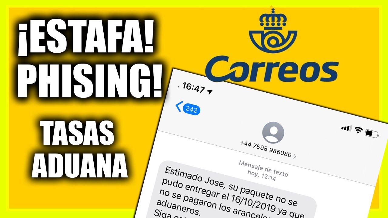 ¡Cuidado! Estafa a través de Correos para robar tus datos bancarios